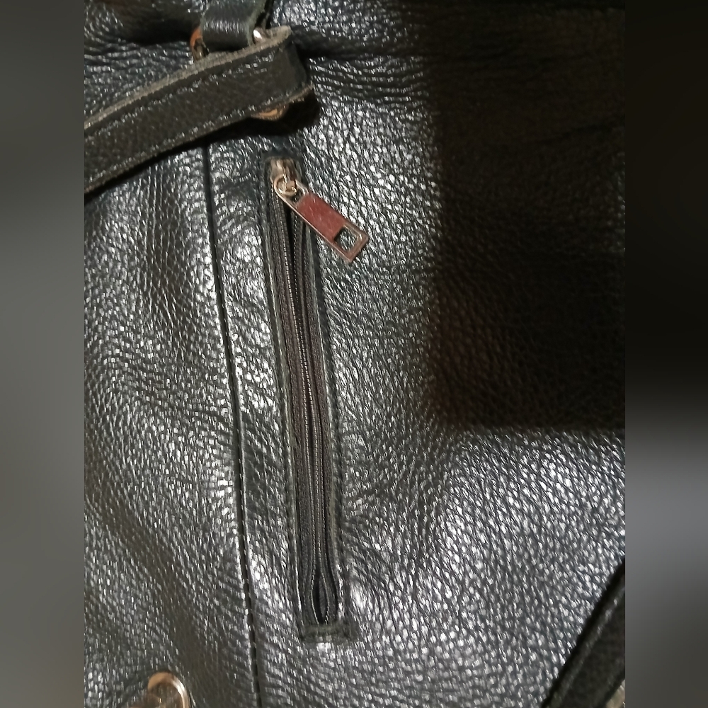 Borse In Pelle Backpack Made In Italy - Picture 6 of 8